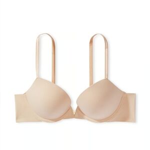 Love Cloud Push-Up Plunge Bra Victoria's Secret Marzipan 34DD